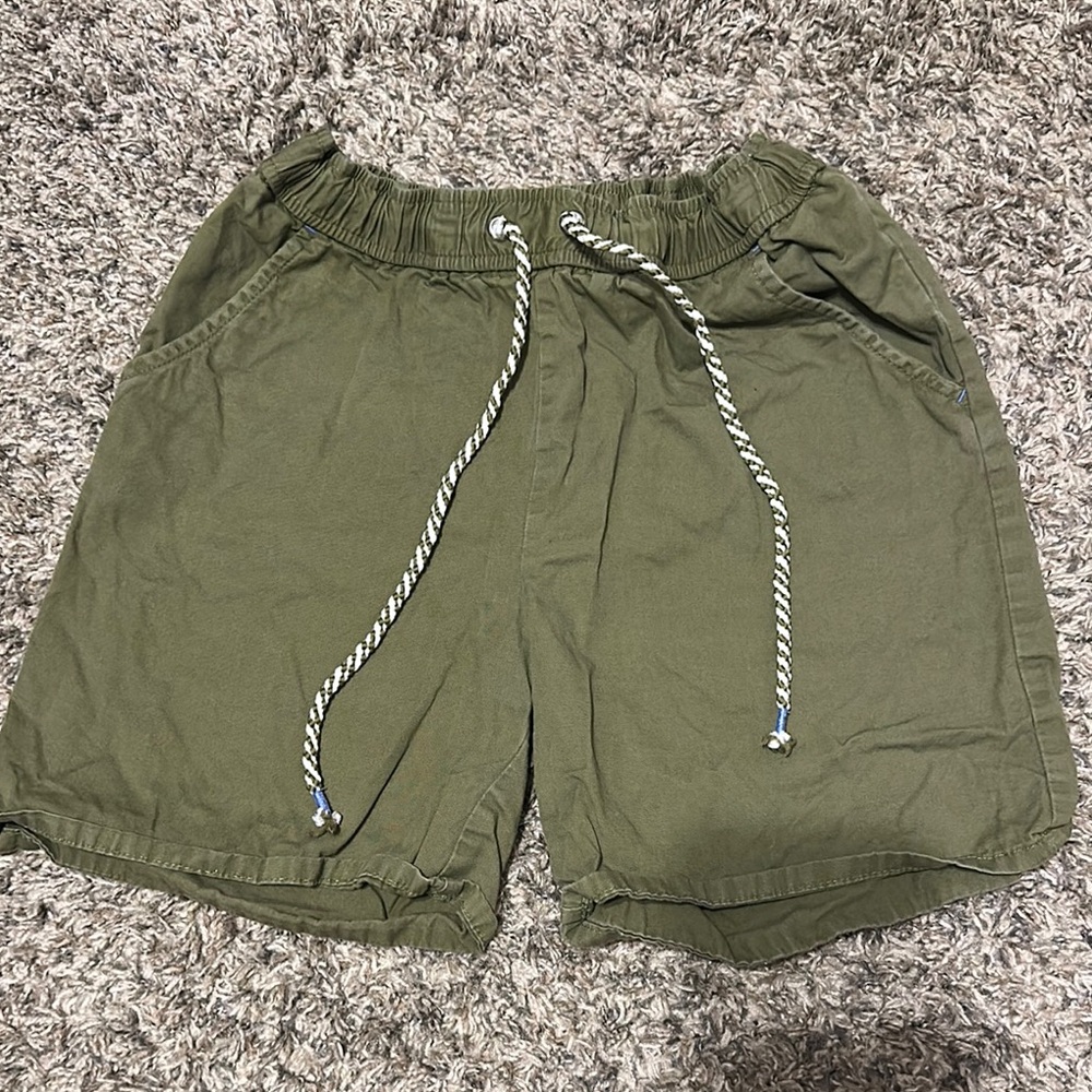 Cat & Jack Green Athletic Shorts Elastic Waist